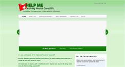 Desktop Screenshot of helpmewithmyhealthcarebills.com